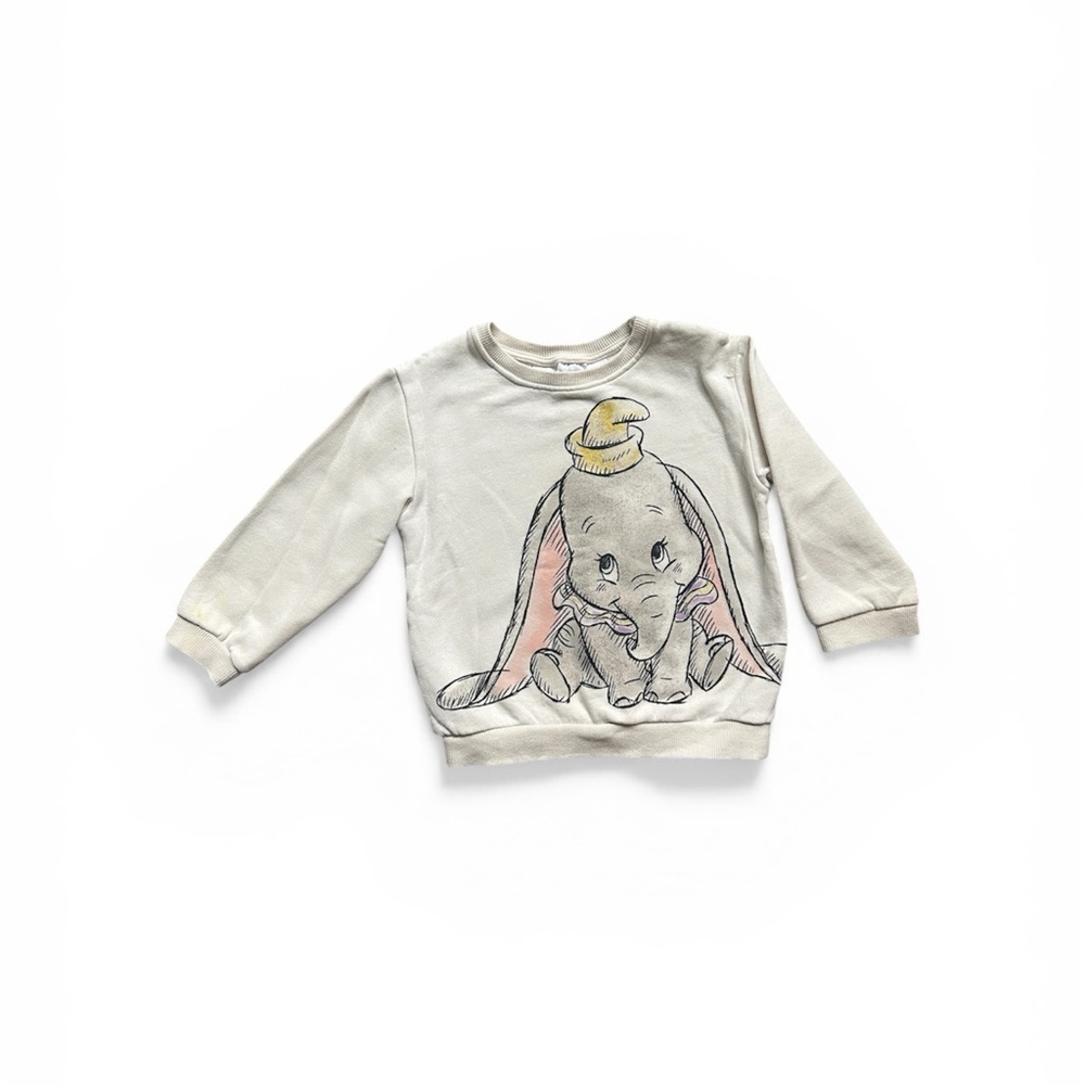 ZARA size 3-4 year Dumbo Disney Pullover Sweatshirt